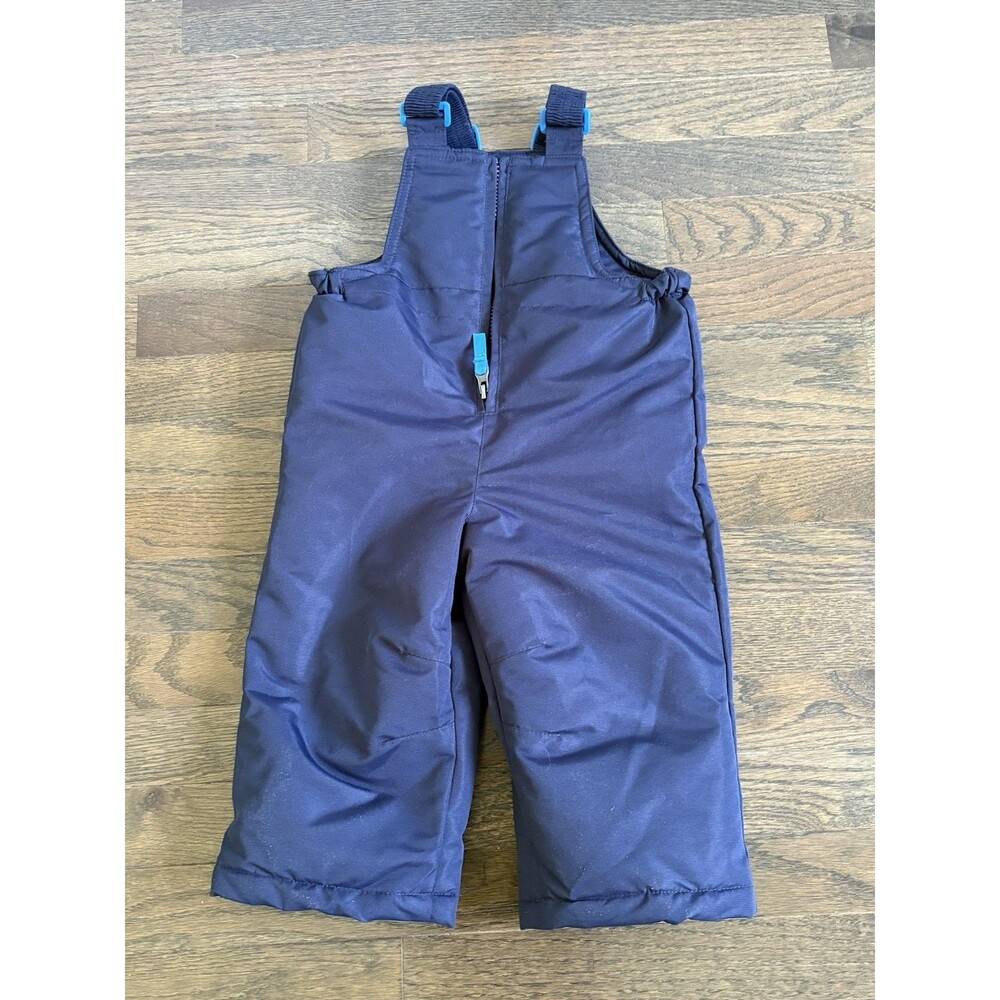 AQ Kids Snow Bibs Overalls 18 Months Navy Blue